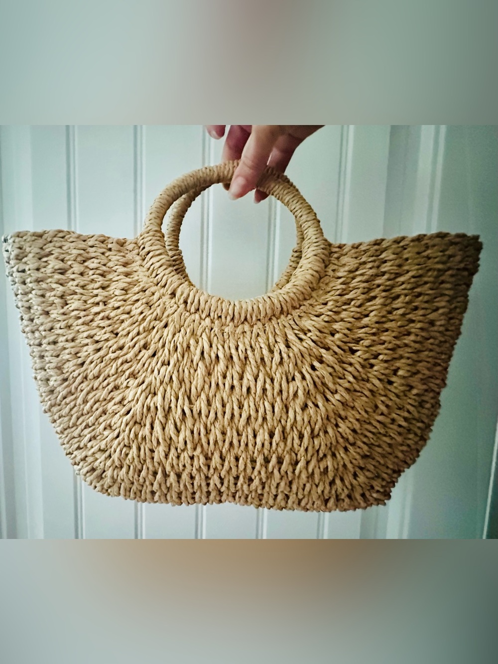 Summer & Rose Boho Handbag • Gibson Straw Bag • Beachy Purse